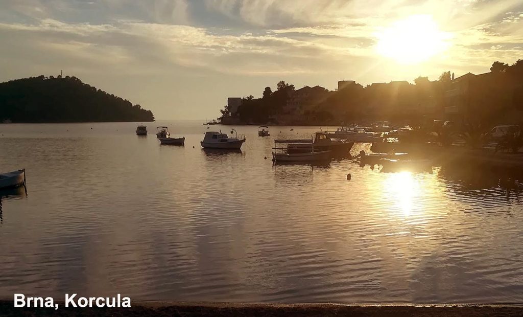 brna, sunset