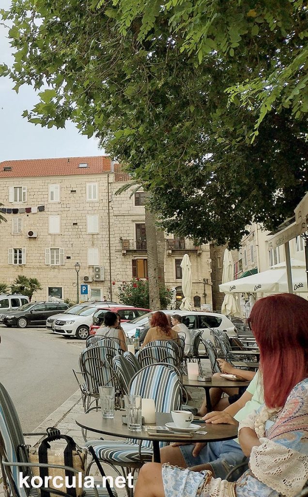 cafe in korcula