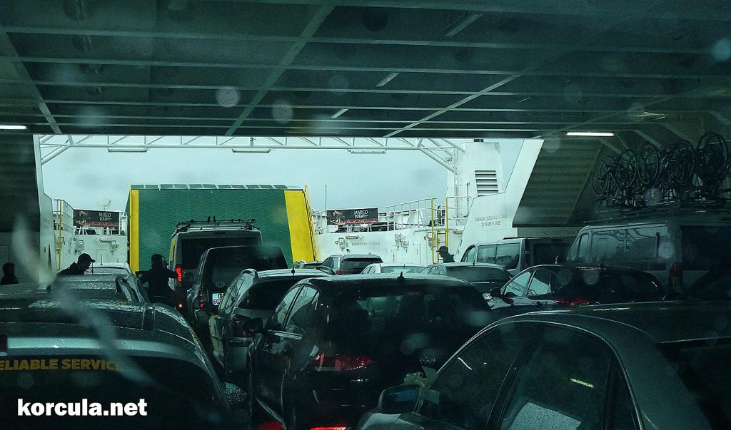 Car Ferry in Korcula car ferry port Domince