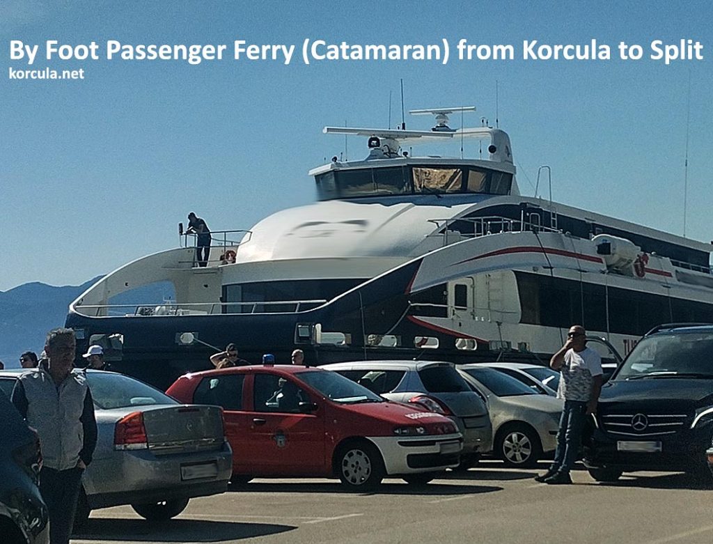 Foot passenger catamaran to Split