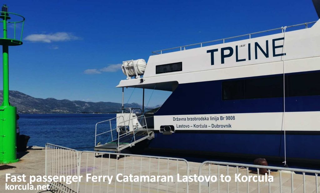 Fast passenger ferry catamaran