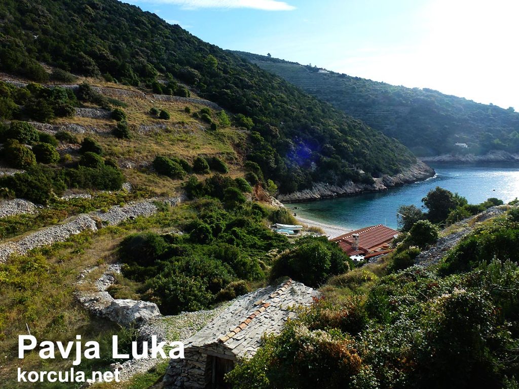 Pavja Luka bay, Korcula