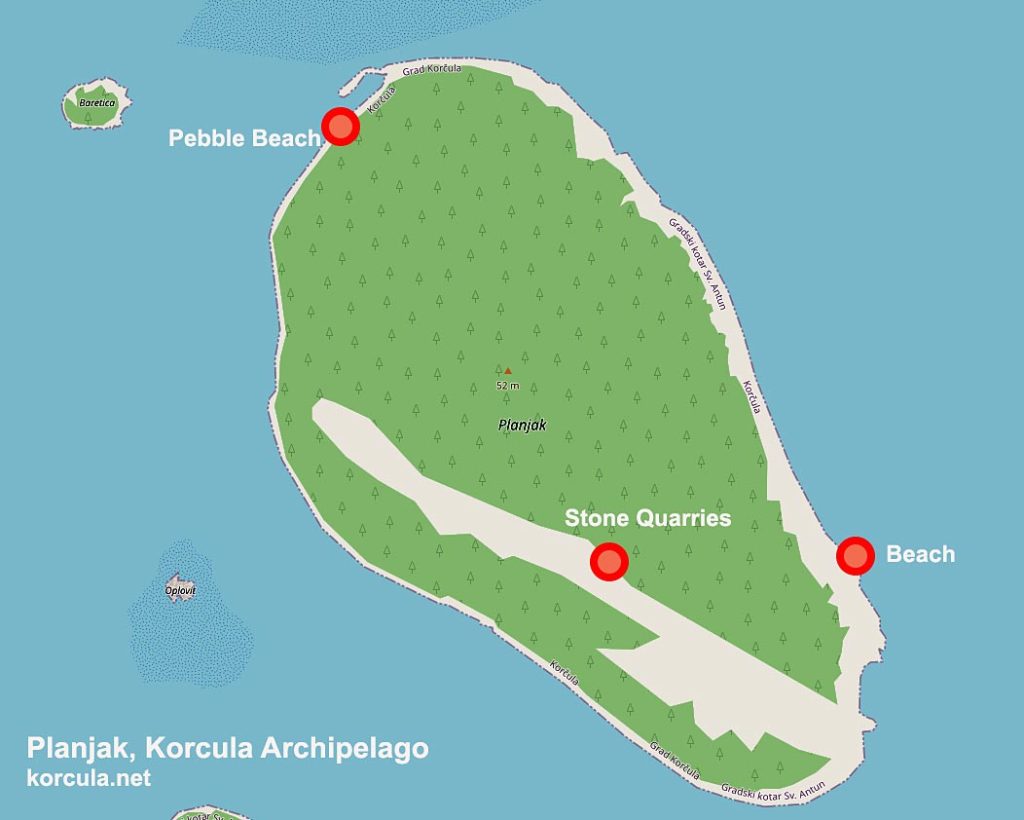 Planjak map