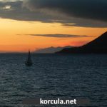 Sailing around Korcula Island