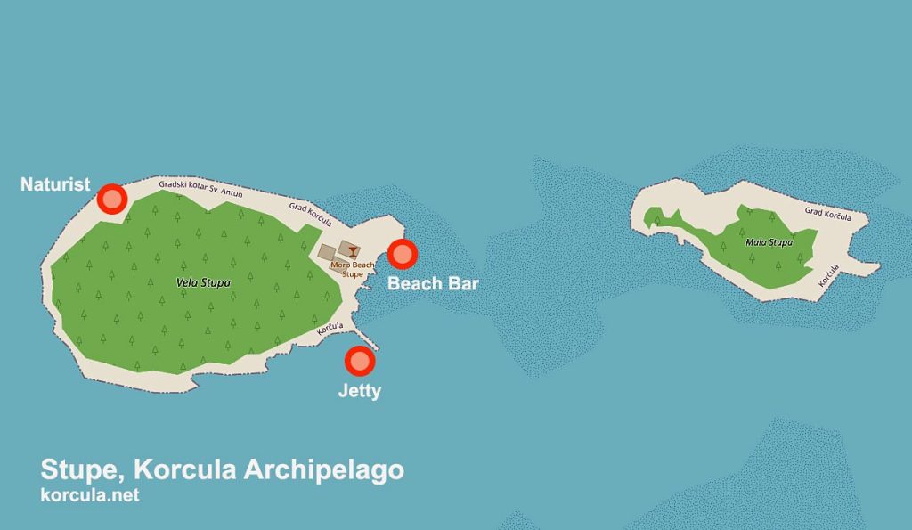 Map of Stupe