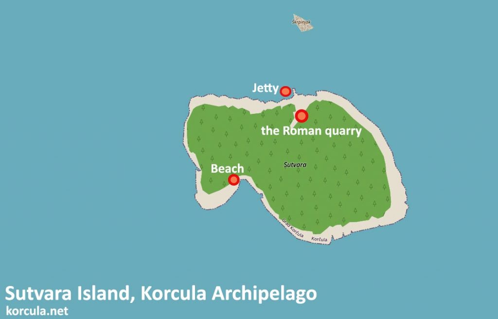 Map of Sutvara island 
