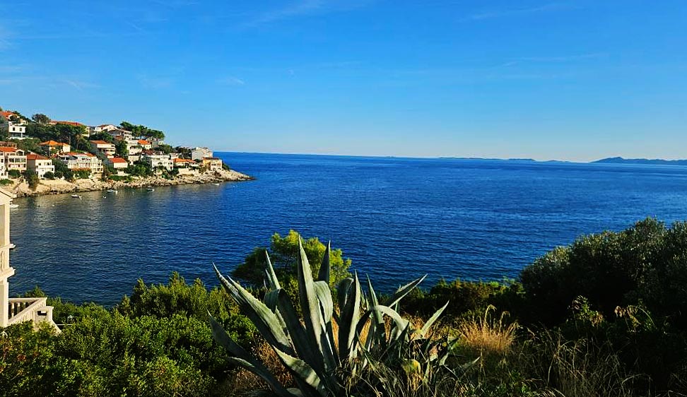 views towards Lastovo from Zavalatica